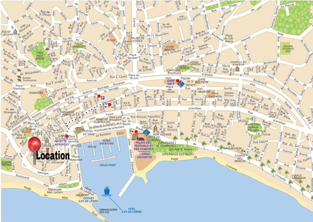 Maisonnette Studio Bas Suquet, Proche Plage Et Palais Канны Экстерьер фото